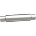 MagnaFlow Mag SS 4X4X14 3 muffler with stainless steel construction, showcasing its sleek design and durable build.