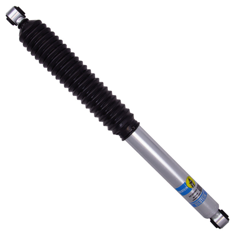 Bilstein 5100 Series rear shock absorber for Chevrolet Silverado 1500 with 4-inch lift, designed for improved off-road performance