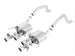 Borla catback exhaust system for 2015 Chevy Corvette C7 ZO6 6.2L, with quad RD RL tips and center rear exit design.