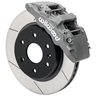 Wilwood AERO6 front brake kit for Chevy Silverado and GMC Sierra, featuring large rotors and armored calipers for high-performance stopping