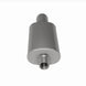 MagnaFlow stainless steel muffler with tip, 14x5x8 inches, featuring dual inlet and outlet pipes, for vehicle exhaust systems.