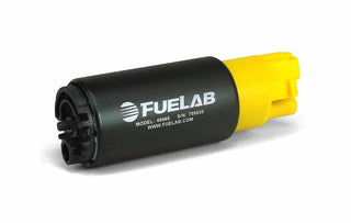 Fuelab 494 high output in-tank electric fuel pump with 300 LPH capacity, shown in OE configuration for automotive use.
