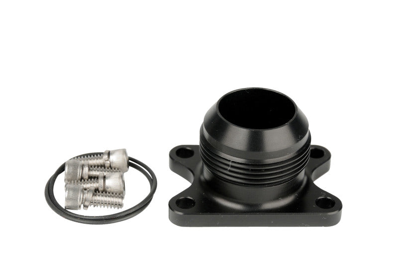 Aeromotive fuel pump inlet with AN-20 port, spur gear design, high-performance automotive fuel pump component