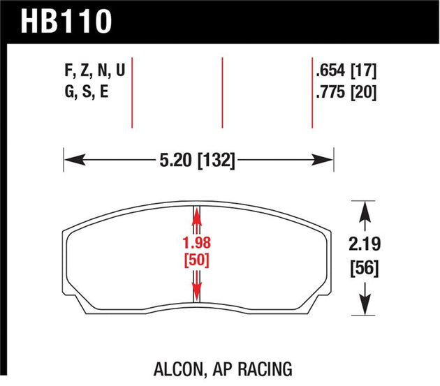 Blue Hawk Performance CP5200 (SC250) racing brake caliper with Hawk AP racing CP3307/CP5040-5S4 brake pads for high-performance braking.