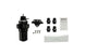 Turbosmart -10AN FPRF10 canister style fuel filter with regulator in black, shown from side view with fittings and branding.