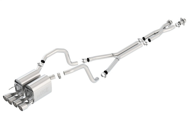Borla inS-Type II catback exhaust system for 2005-2008 Chevrolet Corvette Coupe and Convertible 6.0L/6.2L V8 engine