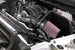 K&N cold air intake kit for 2019 Chevy Silverado and GMC Sierra 1500 V8-5.3/6.2L engine, showing the intake tube and filter.
