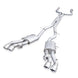 Stainless Works 3-inch dual turbo cat-back exhaust system for CTSV16, featuring polished stainless steel mufflers and piping.