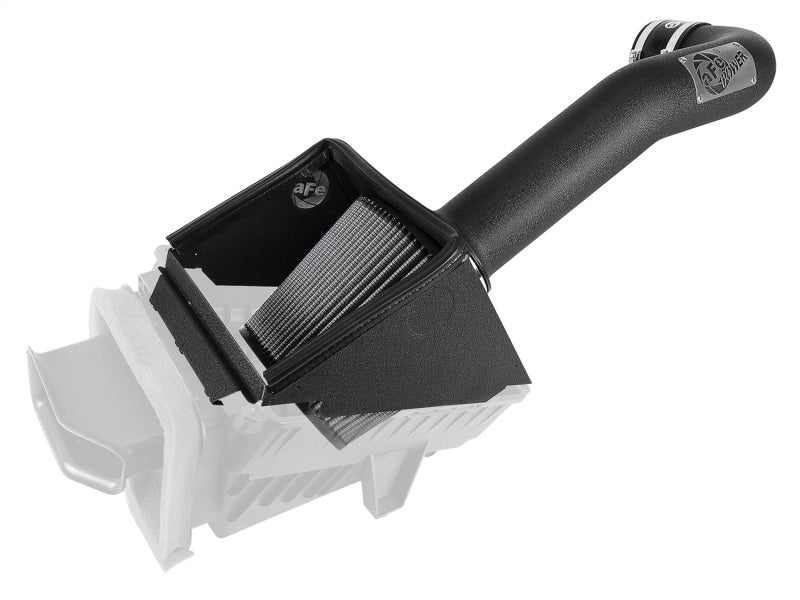 aFe MagnumFORCE Stage-2 Pro Dry S cold air intake installed in a 2014-2017 GM Silverado/Sierra 1500 V8 5.3L/6.2L engine