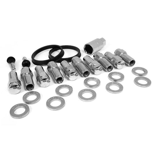 Race Star 14mm x 1.5 lug nuts with 7/8 inch head, closed end lug kit, 10-piece set for vehicle wheel installation