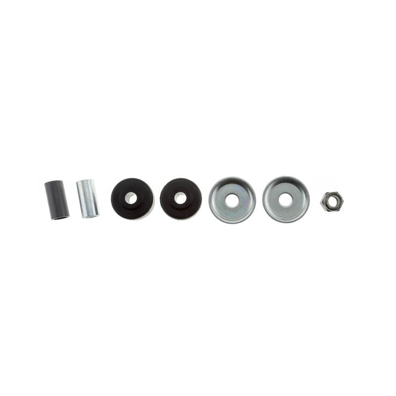 Bilstein 5125 Series KBOA lifted truck shock absorber showing cylindrical metal body with mounting components on a white background.