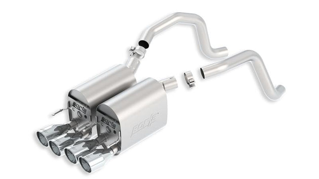 Borla S-Type II SS axle back exhaust system for 2005-2008 Corvette coupe/convertible 6.0L/6.2L V8, rear section only