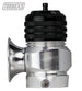 Turbo XS Type H-RFL blow off valve with aluminum piston and O-ring, showcasing its durable metal construction and sealing features.