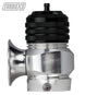 Turbo XS Type H-RFL blow off valve with aluminum piston and O-ring, showcasing its durable metal construction and sealing features.