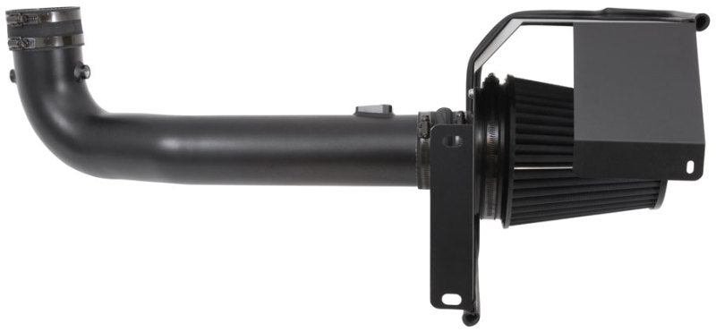 K&N 71 Series Cold Air Intake Kit installed in Chevrolet Silverado, GMC Sierra, Suburban, and Yukon 2014-2015 models.