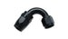 Vibrant -4AN 120-degree elbow hose end fitting for high-performance fluid connections, featuring durable metal construction.