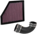 K&N Engineering Chevrolet Camaro V8-6.2L cold air intake kit with high-flow air filter and intake tubing for improved engine performance