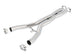 Borla X-Pipes for 2014 Chevy Corvette Stingray, smog legal cut and clamp, performance exhaust component with dual pipes and clamps.