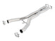 Borla X-Pipes for 2014 Chevy Corvette Stingray, smog legal cut and clamp, performance exhaust component with dual pipes and clamps.