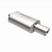 Magnaflow MagnaFlow muffler with tip, model RS 14X5X8, featuring 2.25/4 inch inlet and outlet pipes, for vehicle exhaust system.