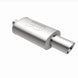Magnaflow MagnaFlow muffler with tip, model RS 14X5X8, featuring 2.25/4 inch inlet and outlet pipes, for vehicle exhaust system.