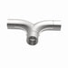 MagnaFlow Smooth Transition T connecting pipe, 2.50 inch stainless steel, 90/90 degree bend for exhaust systems.
