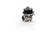 Garrett GVW-40 40mm wastegate kit in black showing the metal wastegate valve and mounting components.