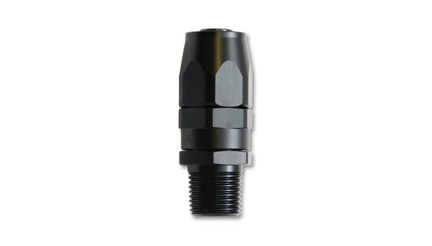 Vibrant 10AN male NPT straight hose end fitting with 3/8 NPT threaded connection for hydraulic or fluid systems.