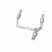 MagnaFlow direct fit catalytic converter for 2015 GMC Yukon XL V8 6.2L, showing the metal component with inlet and outlet pipes.