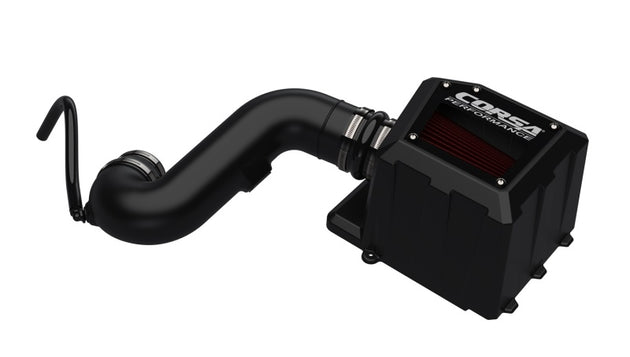 CORSA Performance Corsa 19-25 Chevy Silverado GMC Sierra 6.2L V8 cold air intake with DryTech filter installed in engine bay