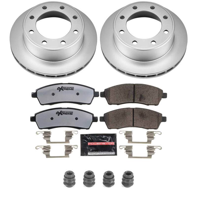 PowerStop rear Z36 coated brake kit for Ford Excursion 2000-2005, designed for truck and tow performance.