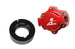 Aeromotive billet hex drive fuel pump showing metallic finish and hex drive connection for automotive fuel system use.