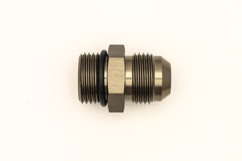 DeatschWerks 10AN ORB male to male fitting with O-ring, durable automotive fuel fitting for secure connections.