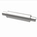 MagnaFlow MagnaFlow Mag SS muffler with 14x4x4 inch size and dual 2.25x2.25 inch inlet and outlet pipes, showing polished stainless steel body.