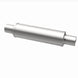 MagnaFlow MagnaFlow Mag SS muffler with 14x4x4 inch size and dual 2.25x2.25 inch inlet and outlet pipes, showing polished stainless steel body.