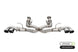 Corvette C8 Corsa 20-25 3-inch Xtreme Cat-Back Exhaust with quad 4.5-inch tips and integrated AFM valve for enhanced sound and performance.