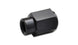 Vibrant LS engine fuel pressure adapter fitting showing metal construction and threaded connections for fuel system installation.