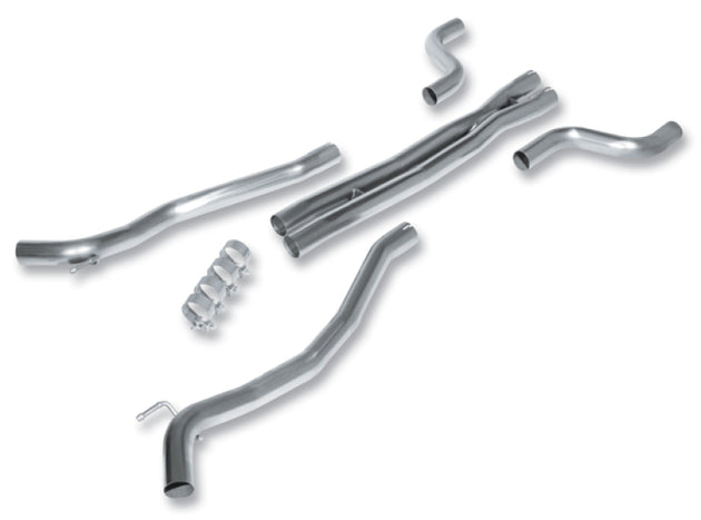 Borla 10-15 Camaro SS 6.2L V8 X-Pipe, 2.5-inch diameter, for dual exhaust system, shown in the image.
