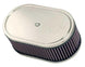 K&N Engineering custom racing air filter assembly, DDO 9x5.5 inch oval with 3.25 inch height vent, direct fit for vehicles