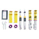 KW Coilover Kit V3 for 2016+ Chevy Camaro 6th Gen, showing adjustable coilover shocks with brand logo and mounting details.