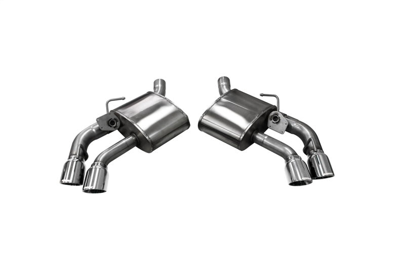 Polished CORSA Performance Corsa 16-24 Chevrolet Camaro SS/ZL1 6.2L V8 Xtreme Axle-Back Exhaust with NPP valve