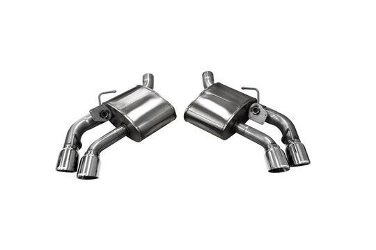 Polished CORSA Performance Corsa 16-24 Chevrolet Camaro SS/ZL1 6.2L V8 Xtreme Axle-Back Exhaust with NPP valve
