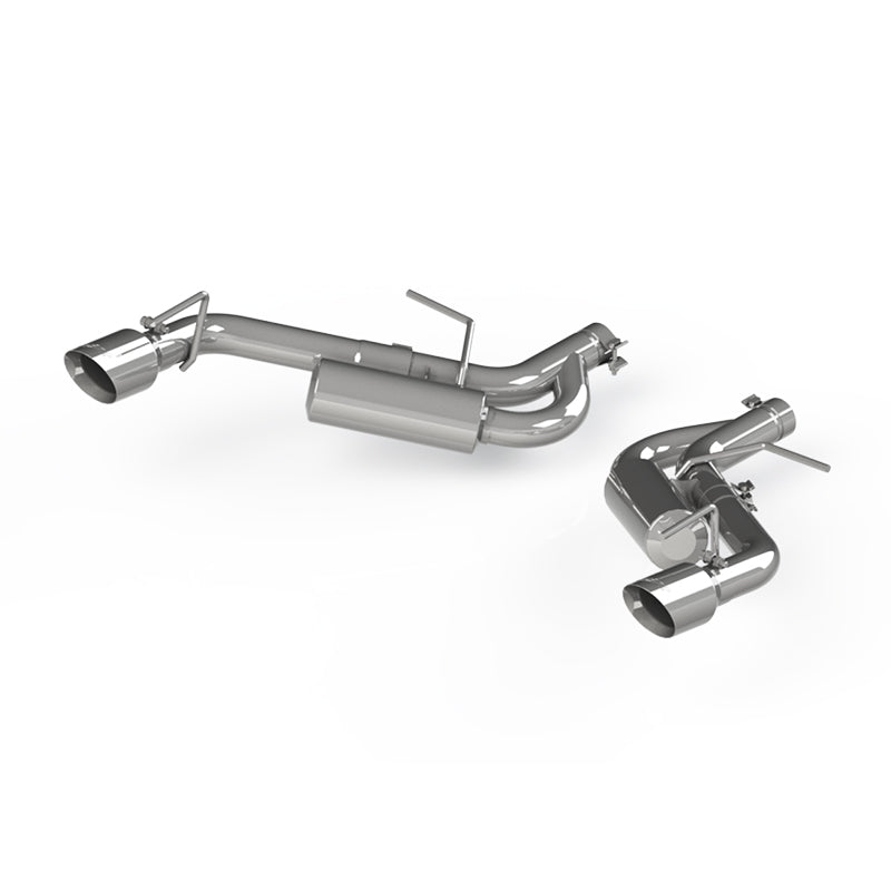 MBRP axle back exhaust system for Chevrolet Camaro 2016-2019 with 2.5-inch T304 stainless steel and 4-inch dual wall tips