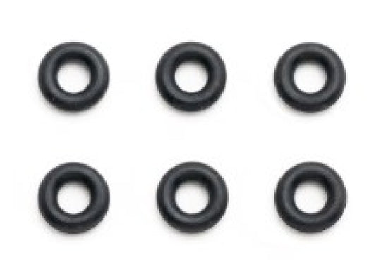 Wilwood brake caliper rebuild kit with six round O-rings for Dynapro crossover, featuring .19 inch diameter seals.