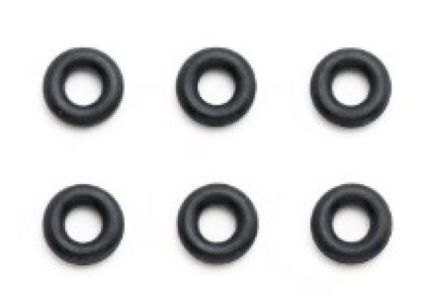 Wilwood brake caliper rebuild kit with six round O-rings for Dynapro crossover, featuring .19 inch diameter seals.