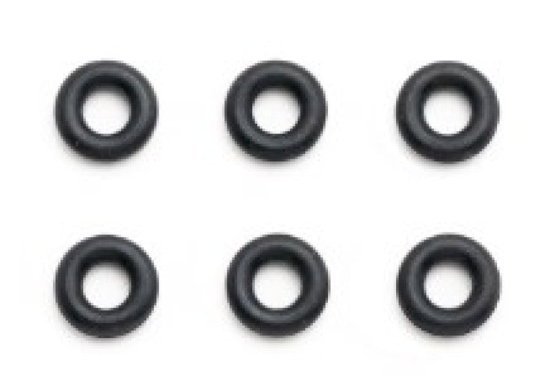 Wilwood brake caliper rebuild kit with six round O-rings for Dynapro crossover, featuring .19 inch diameter seals.