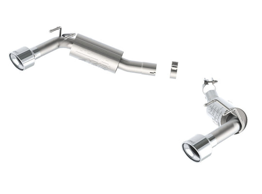 Borla 14-15 Camaro SS 6.2L V8 RWD catback exhaust rear section with single split rear exit and ATAK muffler.