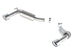 Borla 14-15 Camaro SS 6.2L V8 RWD catback exhaust rear section with single split rear exit and ATAK muffler.