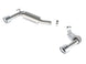 Borla 14-15 Camaro SS 6.2L V8 RWD catback exhaust rear section with single split rear exit and ATAK muffler.