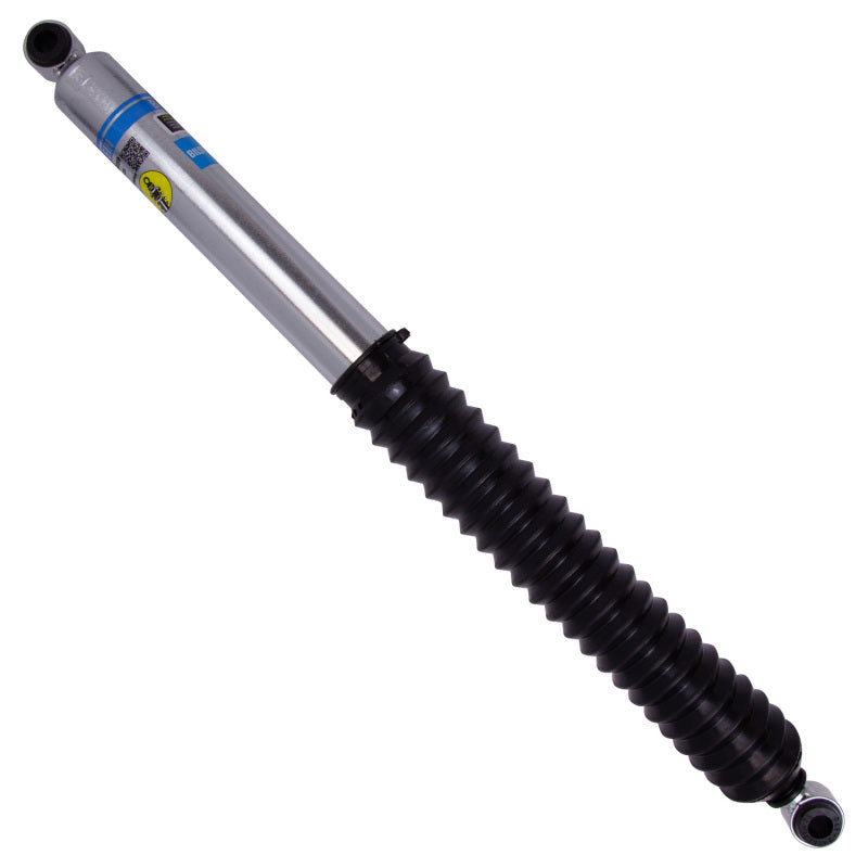 Bilstein 5100 Series lifted truck shock absorber with 46mm monotube design and adjustable travel for off-road performance.